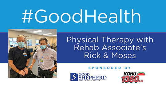 Physical Therapy with Rehab Associate’s Rick & Moses